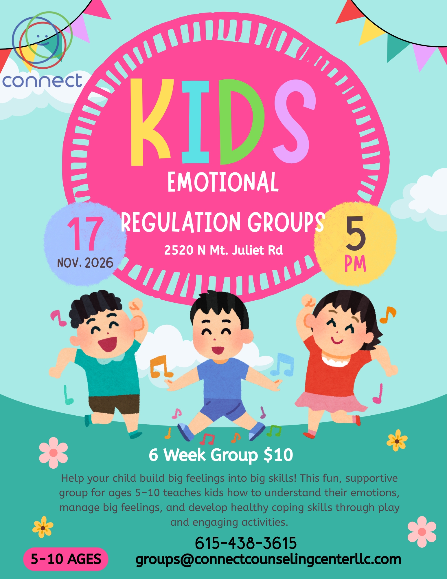 Kid's emotional regulation group